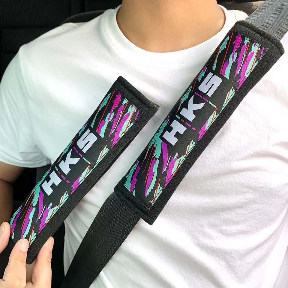 Príslušenstvo automobilu JDM HKS Autbes Case Cover JDM Racing Car Bezpečnostný pás kryt poťah na plece vodič
