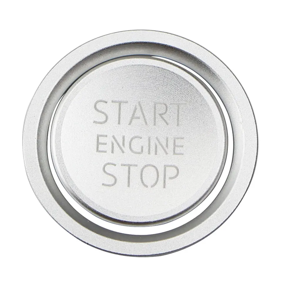 Príslušenstvo pre autá pre Audi A5 A4 B9 Q5 A6 C7 Q7 A7 A8 Ignition Start Stop Stop Toming Tres Cover Trim Sticker
