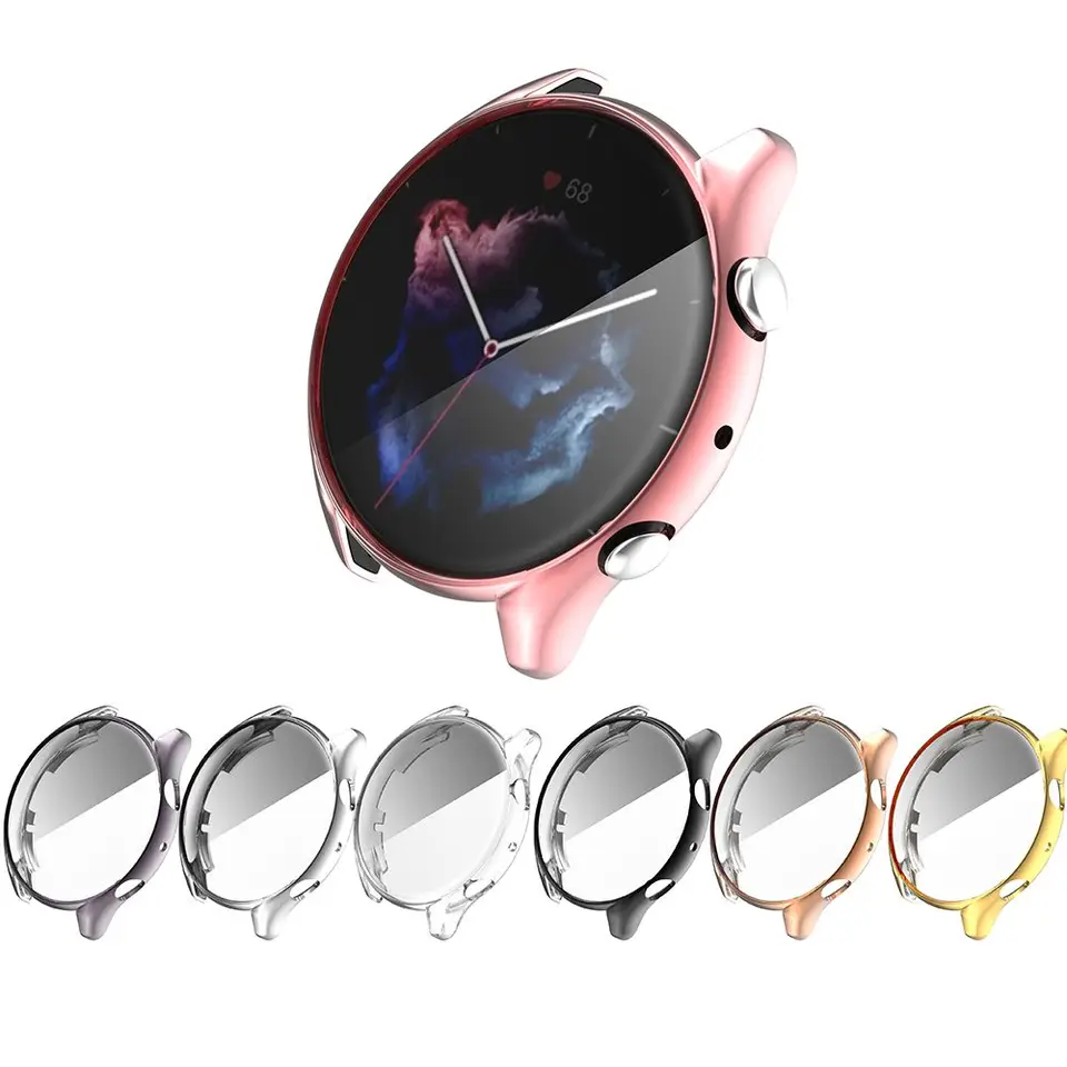 Príslušenstvo Úplné pokrytie Chránič obrazovky Cover Case TPU Protective pre AmazFit GTR 3/GTR 3 PRO
