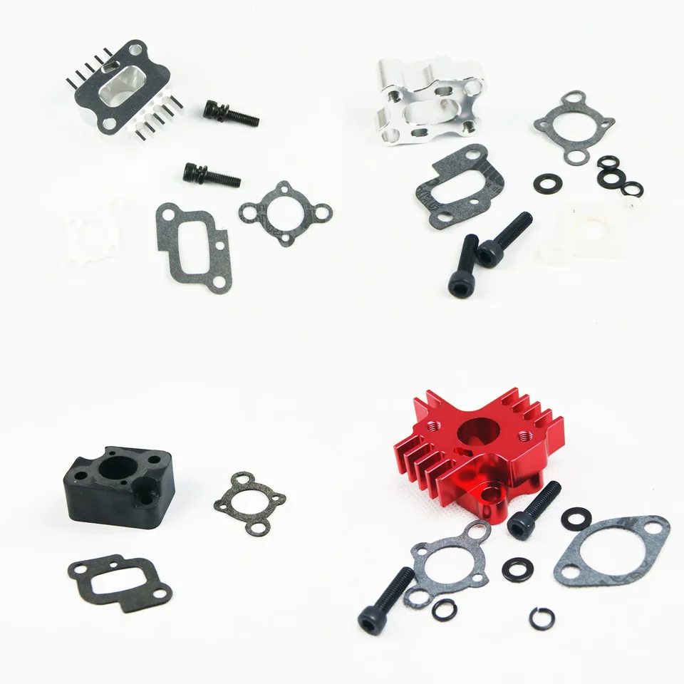 Prístrojové potrubie zliatiny pre 26 29 30,5 32 36 ccm 45 ccm motor Rovan HPI Rofun Baja 5B 5T Buggy Truck 1/5