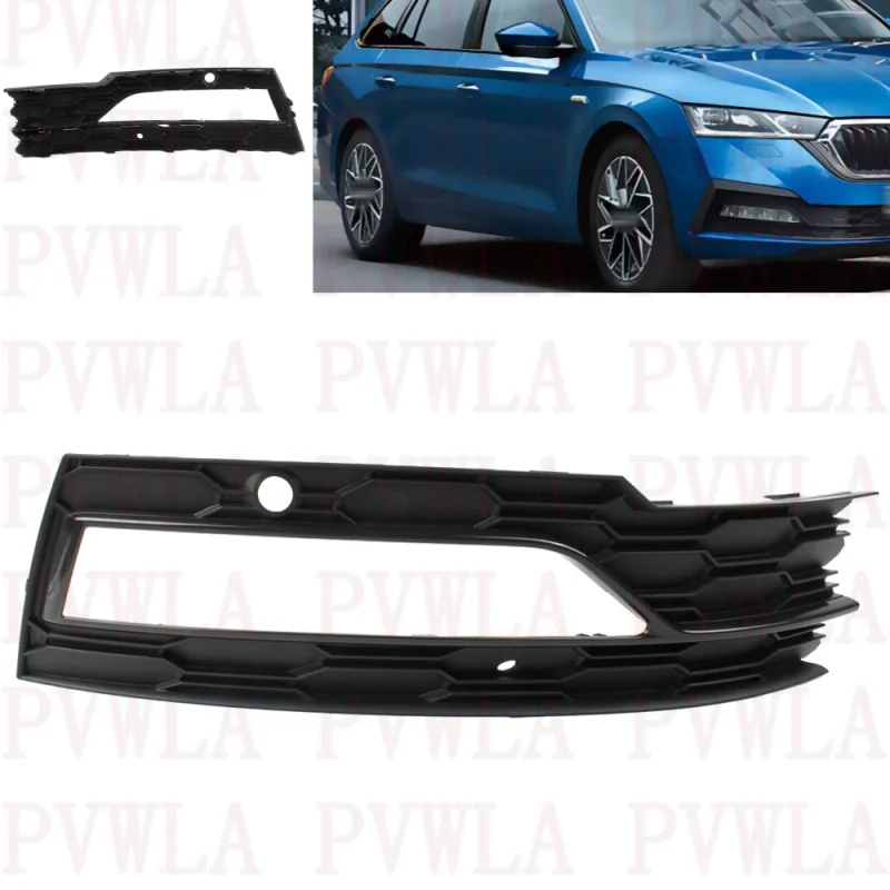 Prístup k auta pre SkoDa Octavia 2020 2021 2022 2023 pravá strana predného nárazníka hmlové svetlá Lampla mriežka 5E3807682
