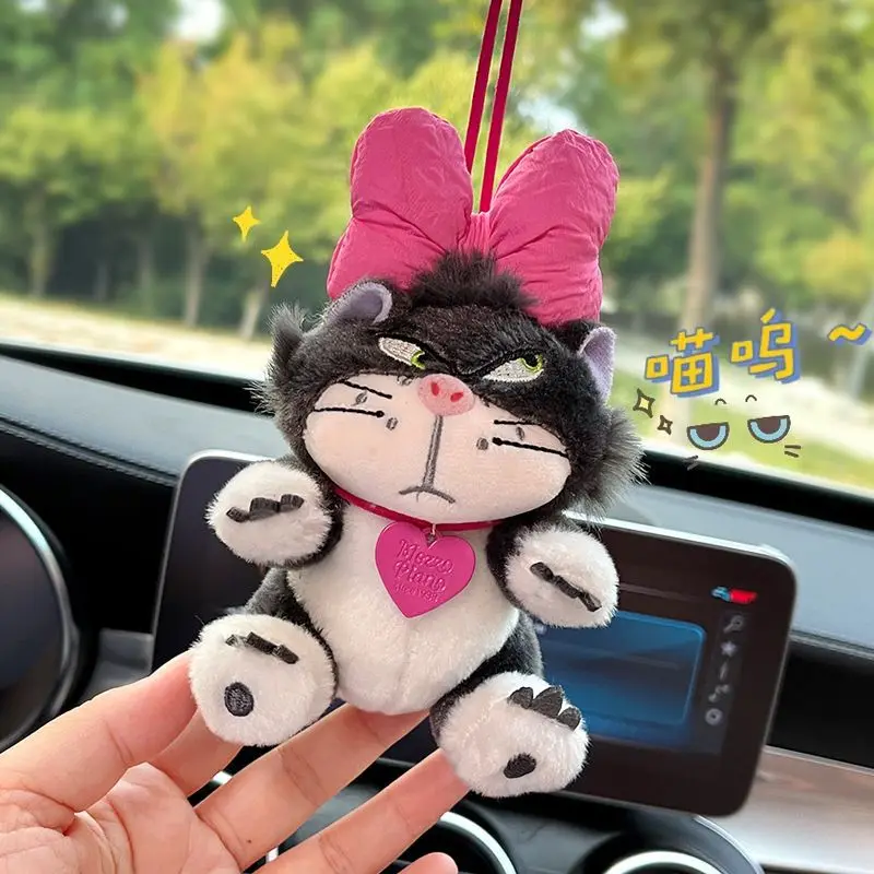 Prívesok na auto roztomilé anime lucy mačka swing auto zadné pohľady zrkadlo Závesné ozdoby interiérové ​​dekorácie Doplnky pre dievčatá darčeky