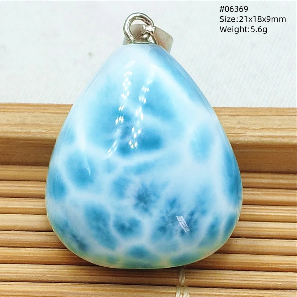 Prívesok s príveskom Larimar Srdce Gemstone Ženy Muži Larimar 17.5*19 mm 18k zlatá láska Larimar módne šperky aaaaaa