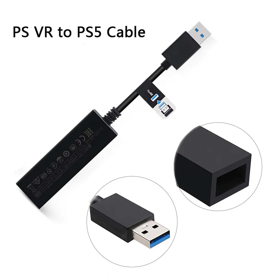 PS VR až PS5 Káblové konektorové konektor Mini fotoaparát pre konektor PS5 PS4 VR 4 PS5 VR