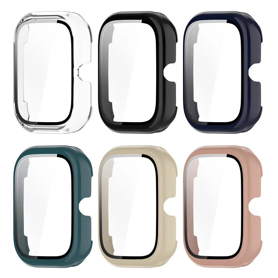 PS Watch Case s temperovaným skleneným chráničkou na obrazovku proti pádu Full Coven