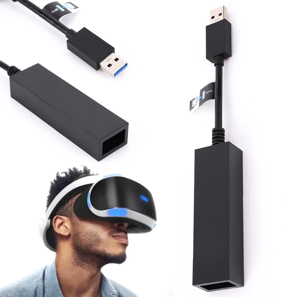 PS4 až PS5 Adaptér fotoaparátu USB3.0 Prevodník pre konektor VR Gaming Mini Camera Connector Kompatibilný s konzolou PS5