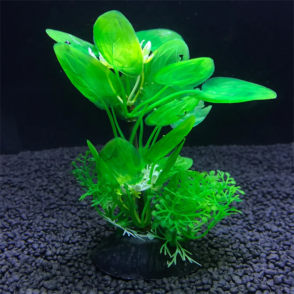 Pseudoflowers Simulácia simulácie morských rias Simulované vodné rastliny rastlinná voda Weeds Akvárium trávnaté dekorácie Rastliny plasty