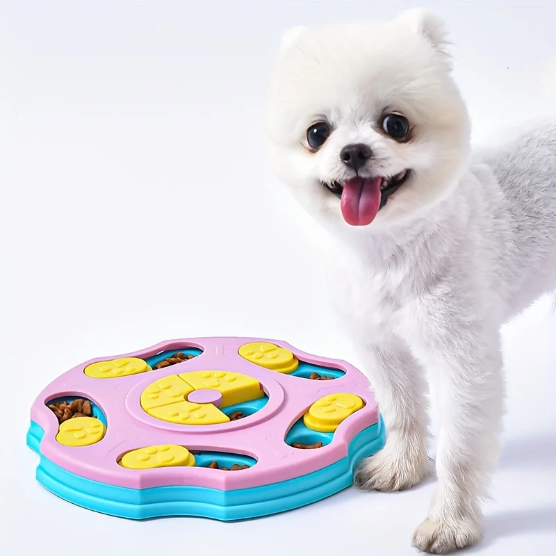Psom vzdelávacie hračky Feeder Anti-Choking Bowl Slow Food Bowl Pet Supply Supply Supply Pes Misk Training Intelligence Inteligencia