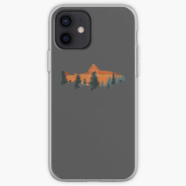 Pstruhový rybársky rybolov Príroda vonkajšie rybárske puzdro Puzdro prispôsobiteľné pre iPhone 11 12 13 14 Pro Max Mini 6s 7 8 Plus x xs xr max