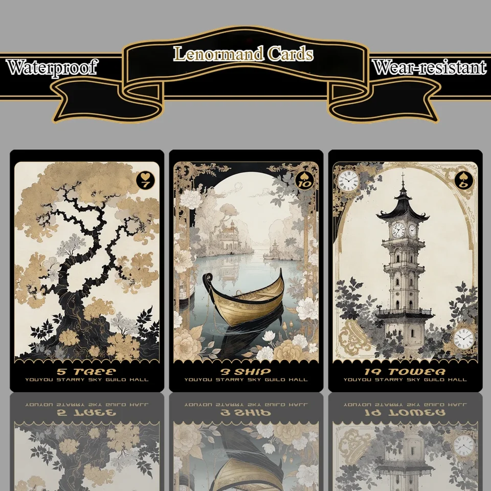 Psychológia začiatočník Renomovaný balíček Oracle Kampar Magic Divinovanie Lenormand Cards Party astrológia moderná čarodejnícka doska