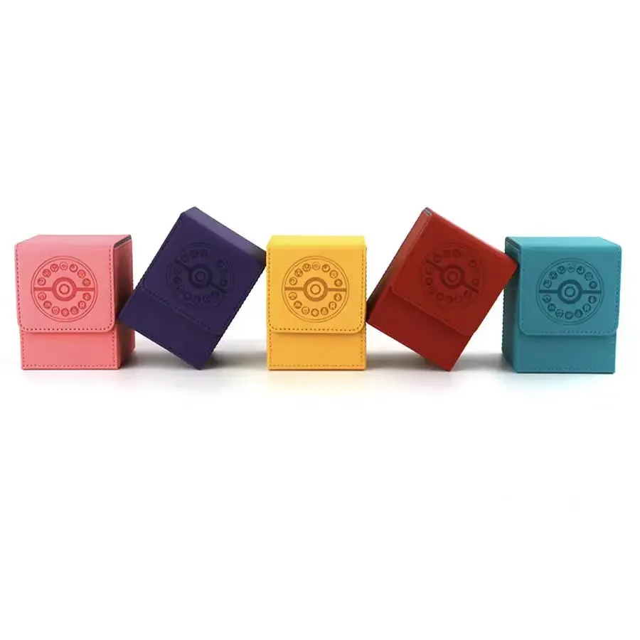 PTCG Pokemon Card Card Storage Box Card Game Storage Box 100+ Prenosný úložný box Magic Gathering Yu-Gi-OH Universal Wave 4