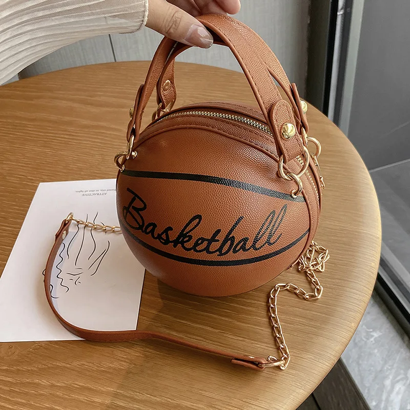 PU basketbalová dámska taška Nová sieť Červená futbalová taška Personalizovaná zábava ružová basketbalová taška INS VOCISKÁ reťazová taška