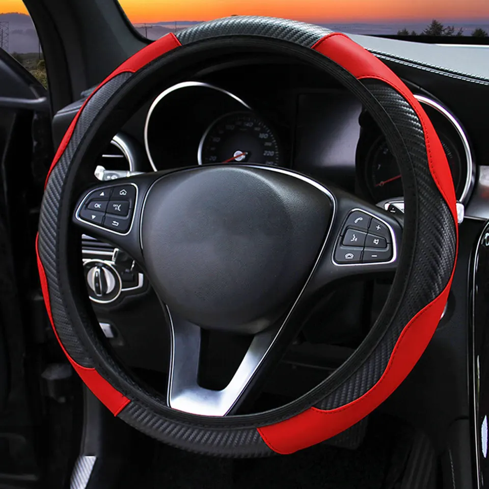 PU kožené auto na volant Conser pre Geely Emgrand EC7 EC7 EC7 7 EC8 X7 FC PANDA GC7 SX7