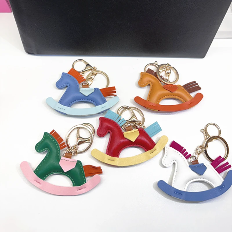 PU kožené hojdacie koňské vrecko Patrím pre Hermes Ramer Bag Candbag zavesenie ozdoby Kľúčenky Kľúčenky dekorácie Doplnky vrecka