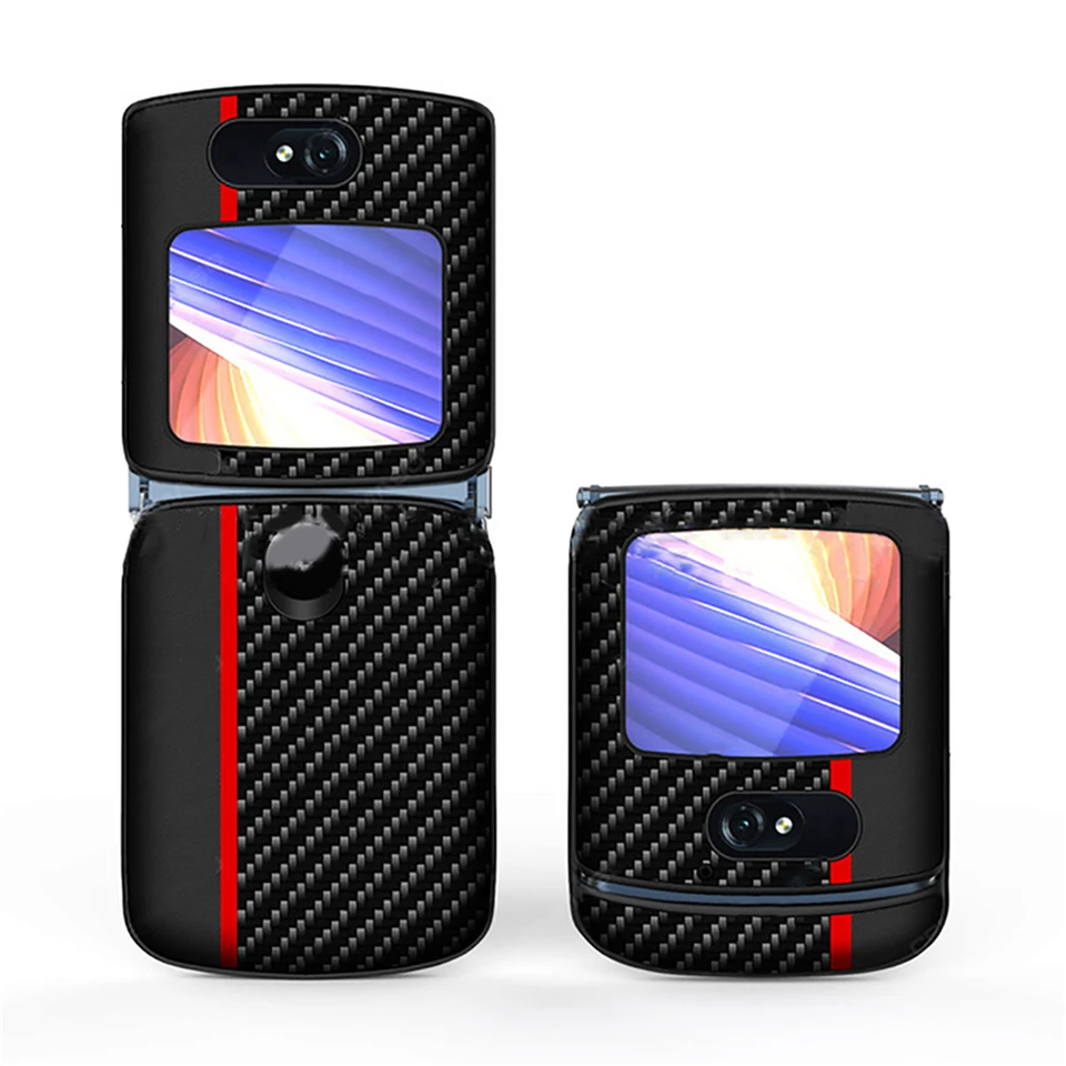 PU kožené ochranné puzdro Flip sklopenie zadného krytu pre doplnky smartfónov M Razr 5G