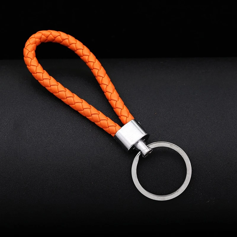 PU kožené pletené tkané lano kľúče kľúča DIY taška prívesok držiak na reťaz držiak na reťaz
