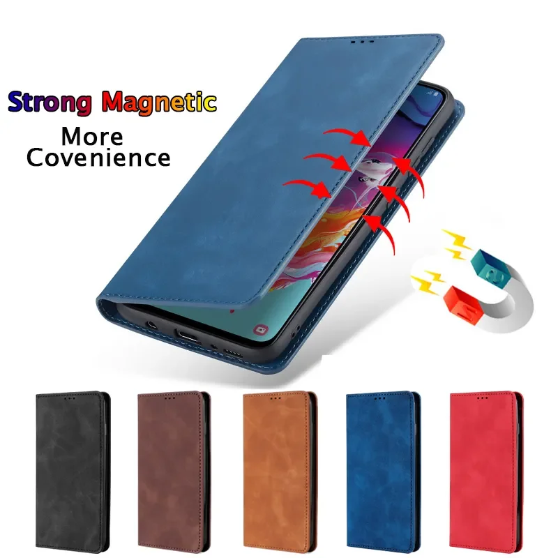 PU kožené puzdro pre Xiaomi 14 Ultra Mi CC9 CC9E Redmi A3 A1 A2 Plus poznámka 10 Lite Civi 2 3 4 Pro Play 4G 5G Flip Ochranný kryt
