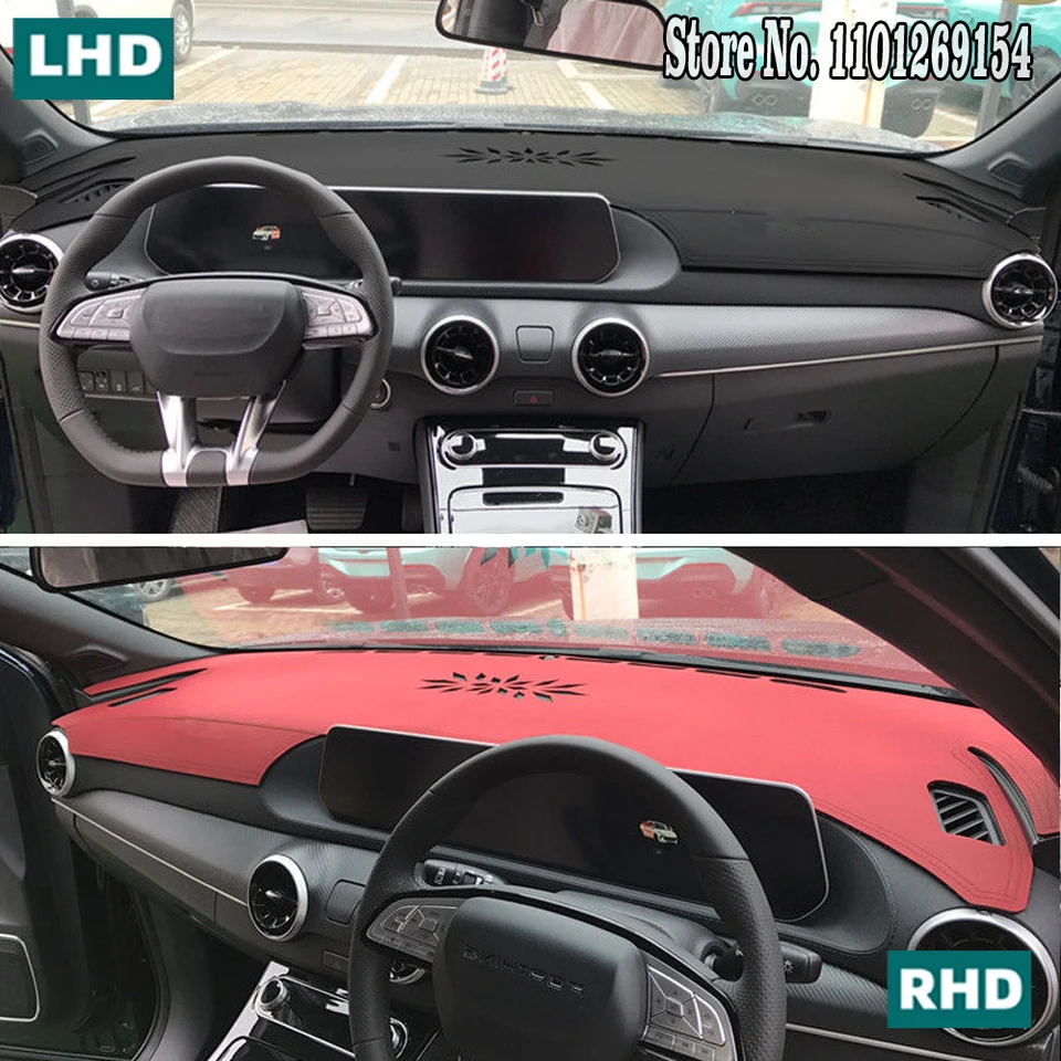 PU Leather Dashmat Dashboard Dashboard Pad Dash Mat Car Auto pre DMF Forthing T5 EVO 2021 2022 2023 2024 Ochranné slnečné lúče