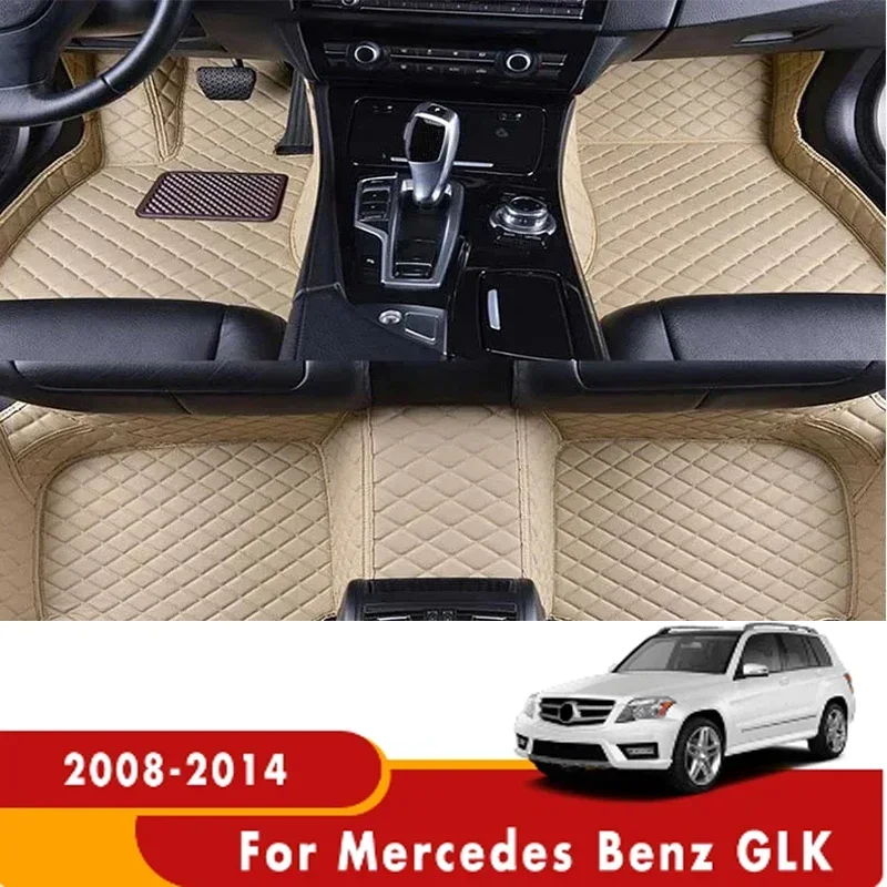PU Vlastné podlahové podlahy pre rohože pre Mercedes Benz Glk 2014 2013 2011 2011 2010 2009 2008