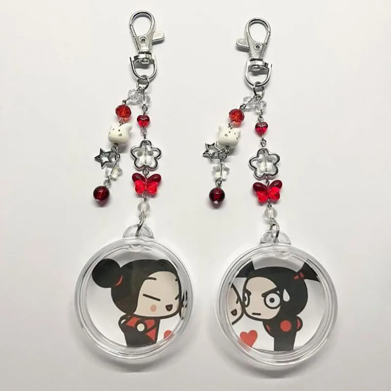 Pucca a Garu Keychains ručne vyrábané roztomilé