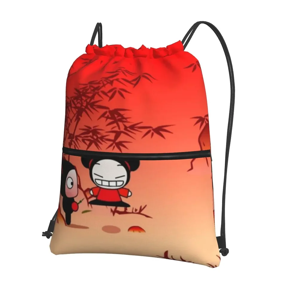 PUCCA Mouse Pad Ecpuezpvoei Prenosné batohy šnúrky s režimou vreckovými vreckovými taškami na cestovanie