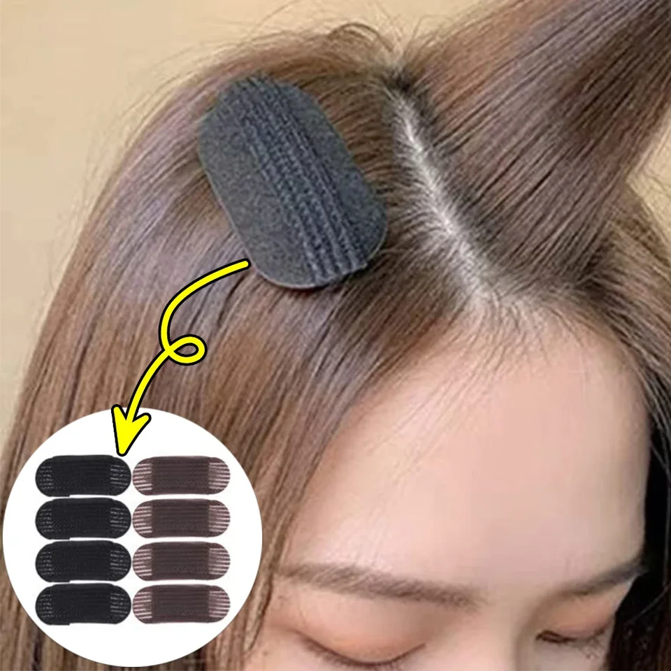 Puff Hair Head vankúš Neviditeľné našuchorené vlasové podložky špongia klip naráža na objem vlasovej základne pre ženy dievčat