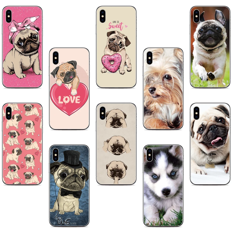 Pug psie psie psie pre Motorola Moto G24 G34 G04 4G G13 G23 G53S E13 G73 E22S G Pure Stylus Play Power Nothing Nothing Telefón 1 2 Cover