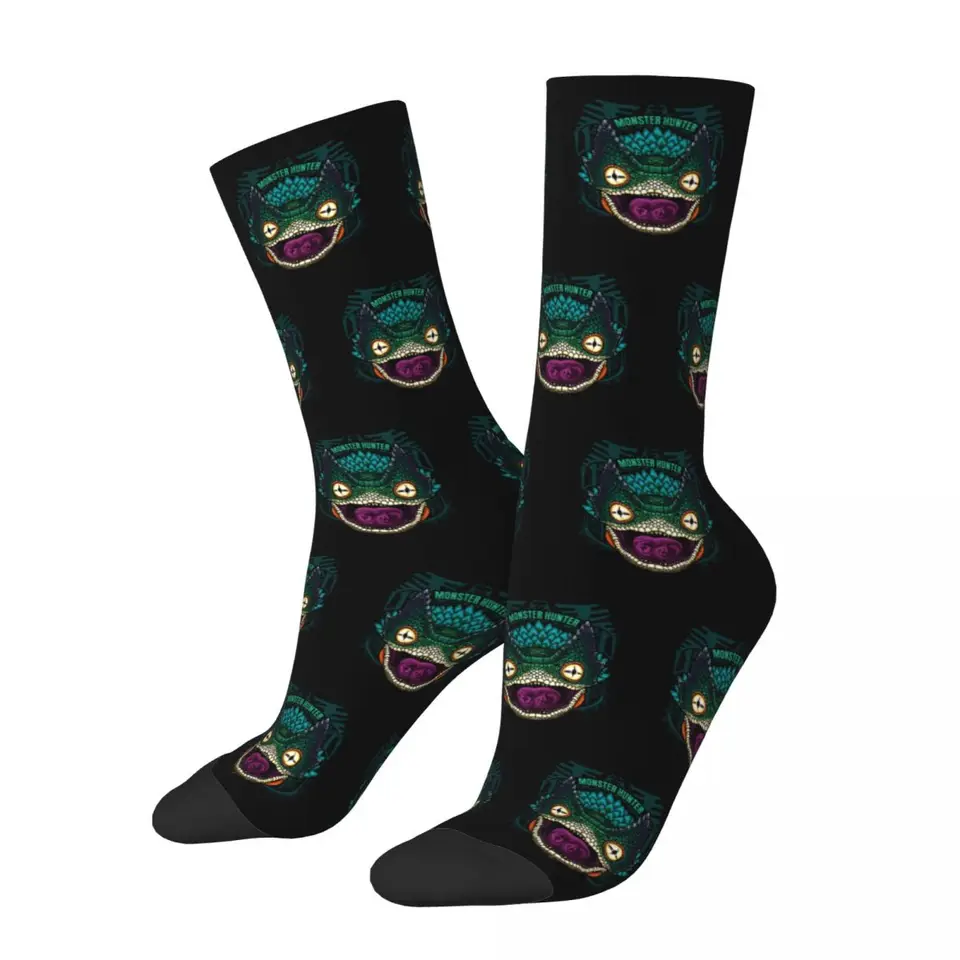 Pukei Pukei Monster Hunter World ponožky Pánske ženské herné ponožky
