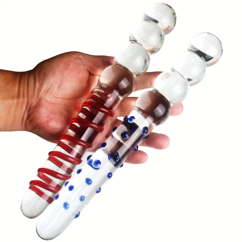 Pull guľôčky priehľadné sklenené dildo anus stimulujúce Jugety para dospelé ženské masturbácie erotická prostata Massager potešenie