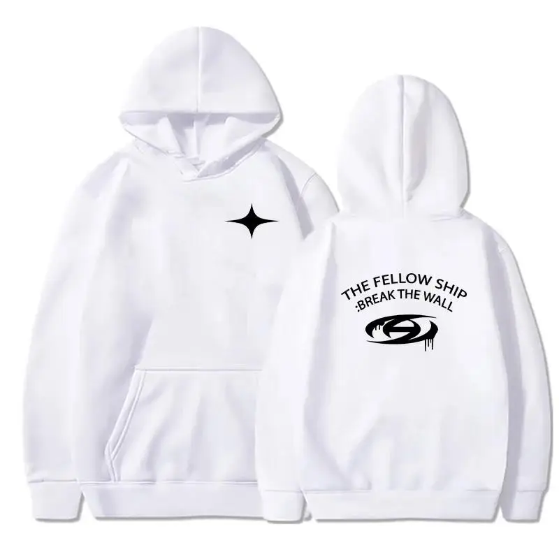 Pull à Capuche de Style Occidental pour hommes et femmes vêtements de rue à manches longes vêtements de režim pvd nouveau 2024