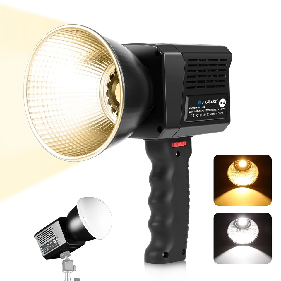 Puluz 60W Studio Video Light 2500K-6500K