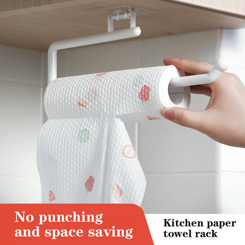 Punch zdarma papierový držiak uterák pod skrinkou papierový rolk stojan na toaletný papier držiak na hodinky Tkaniv