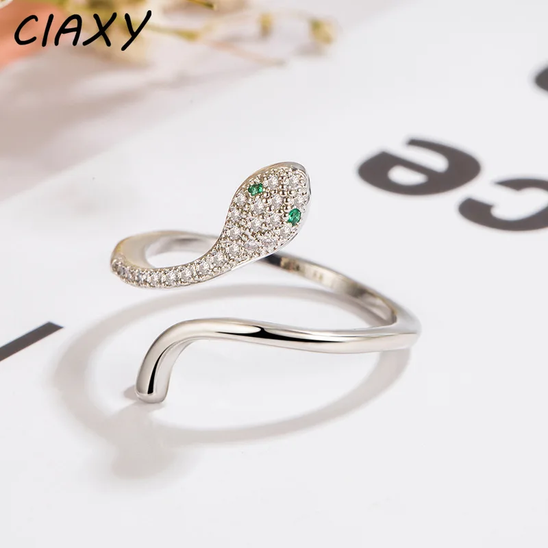 Punk hadí zvierací prstene pre dievčatá vynikajúce otvorenie nastaviteľné prílivové hip hop prsteň Žena luxusné šperky Anillos de Bodas