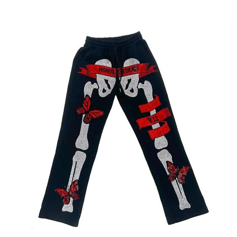 Punk lekcie kamienky Spánové kamene Muži Ženy estetické y2k gotické streetwear joggery nohavice vintage ležérne voľné športové oblečenie