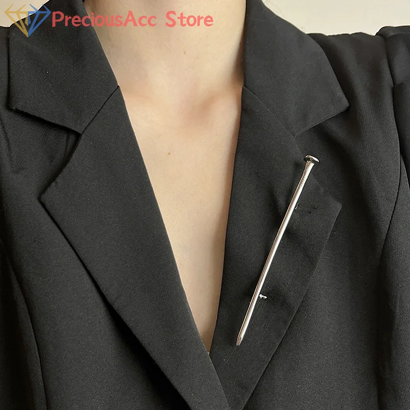 Punk osobný jedinečný nechtový brožák unisex kreatívny minimalistický oblek Corse vintage vynikajúce špendlíky oblečenie Darčeky