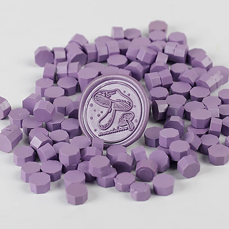 Purple 100ks tesniaci vosk pečať korálky fazuľa fazuľa pre remeselníkovú svadobnú narodeninovú oslavu Pozvánka