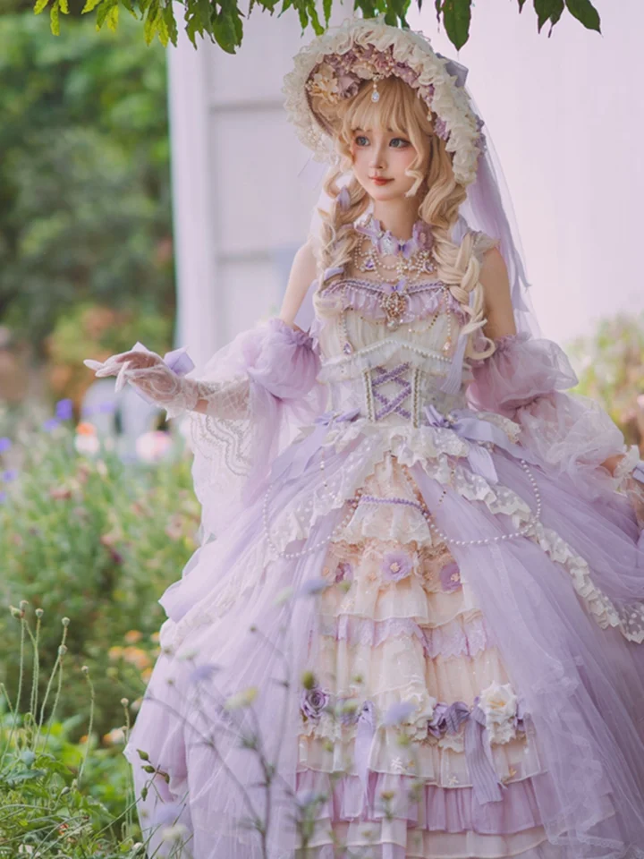 Purple Lolita Dámske šaty