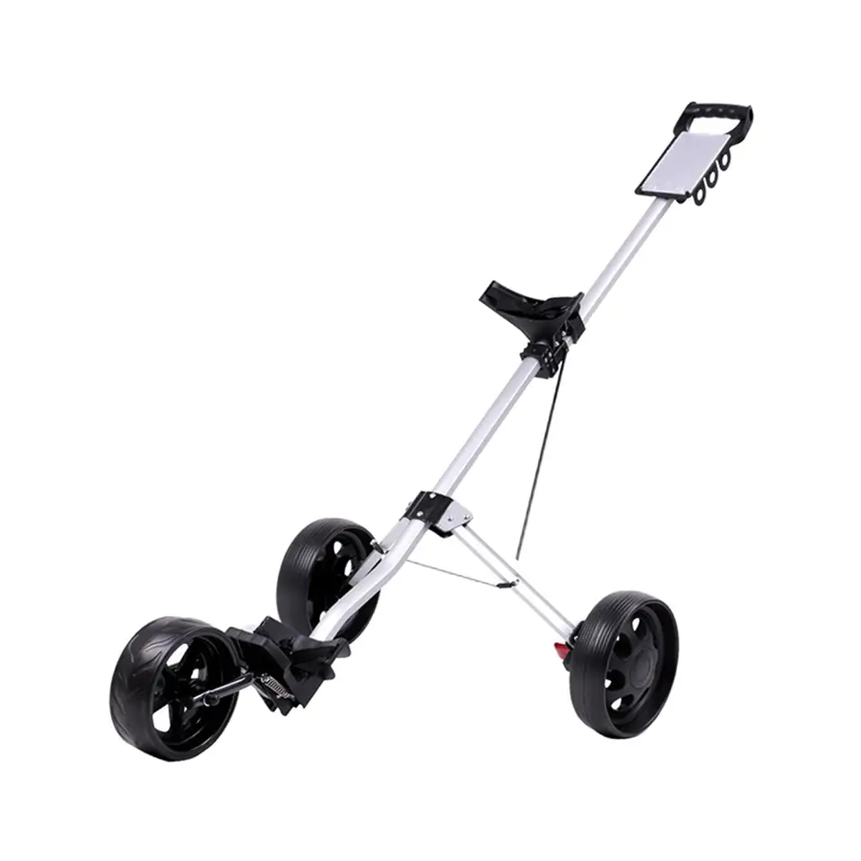 Push Pull Golf Cart 3 Whelaed Caddy Cart s Golf Pull Cart