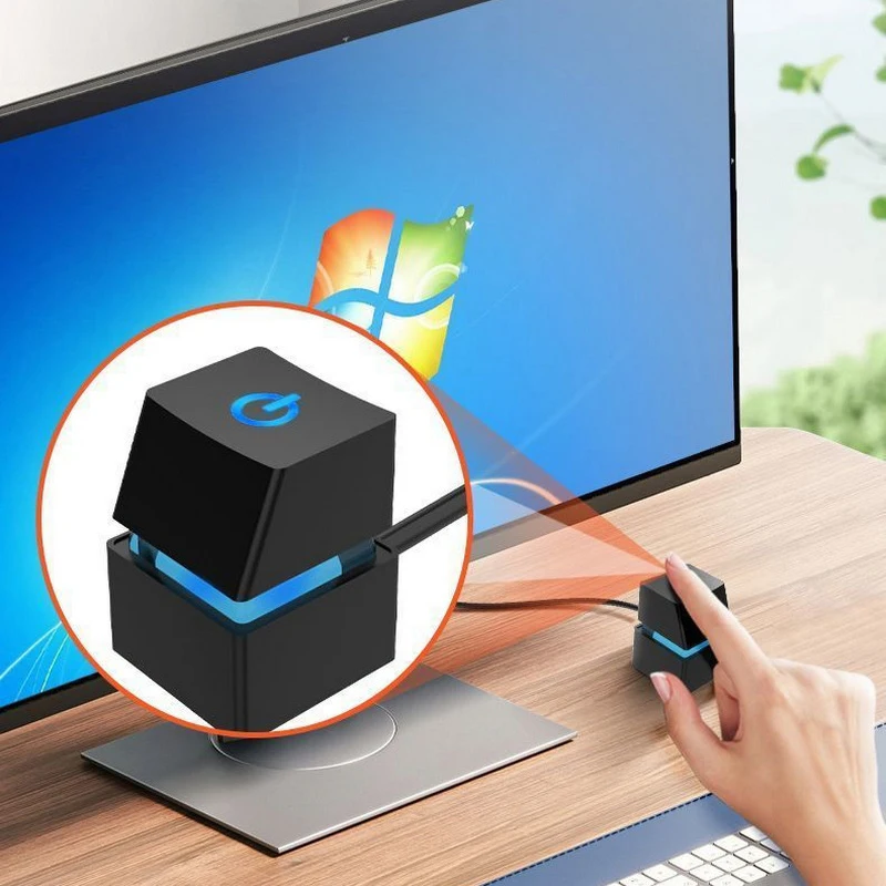 Pushbutton Desktop Computer Switch PC PC Základná doska Externý spustenie napájania 1,8 m zapnutia/vypnutia predlžovanie káblového spúšťania spustenia spustenia spustenia spustenia