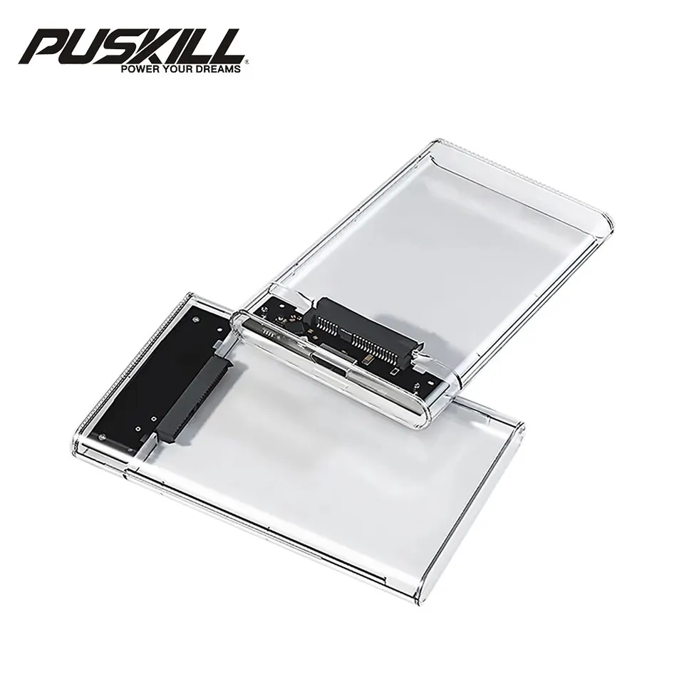Puskill 2,5 palca SATA3 SHELL USB 3.0 až SATA III THO DISK Box SSD Pevný disk mobilný kryt externého puzdra HDD