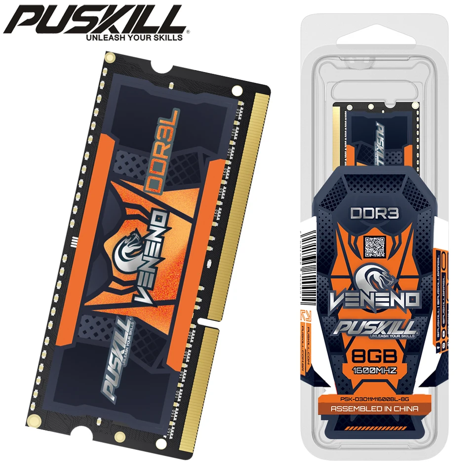 PUSKill SODIMM Pamäť DDR3L 8 GB 1600 MHz 1,35 V 12800s
