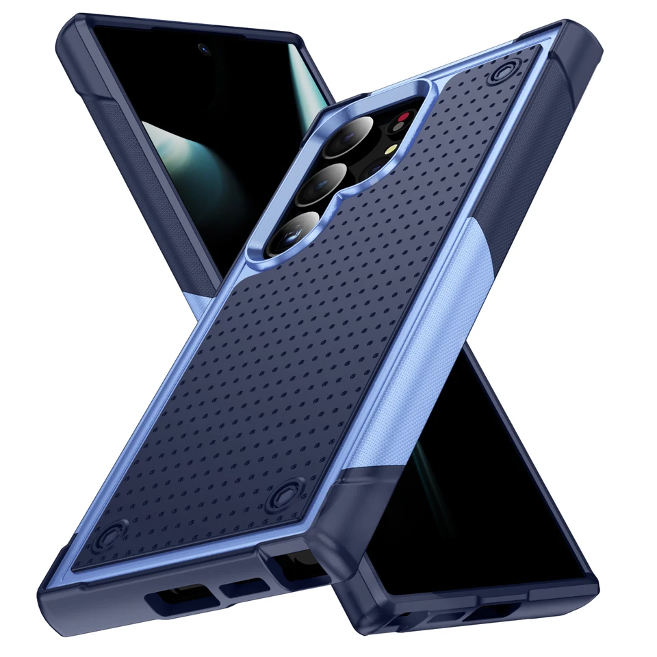 Puzdro Armor Armor pre Samsung Galaxy S24 S23 S22 S21 S20 S10 Ultra Plus 5G Vojenská trieda DROP PROCONÁCIA PRÍPAD PASE