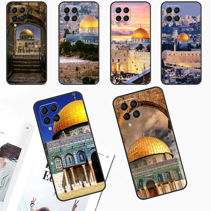 Puzdro na budovy Jeruzalema pre Samsung Galaxy M54 M34 M14 M21 M31 M51 M12 M32 M52 M13 M33 M53 M30S M31S M20 M20 M55