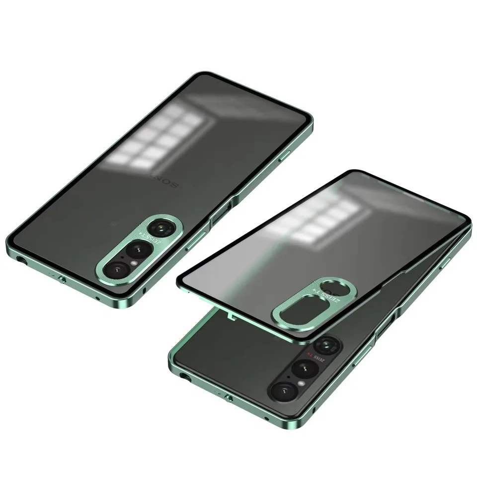 Puzdro na hliníkové zliatiny pre telefón pre xperia 1 ⅳ ⅵ kovový rámec kovový šošovkový ochrana na mašivýd