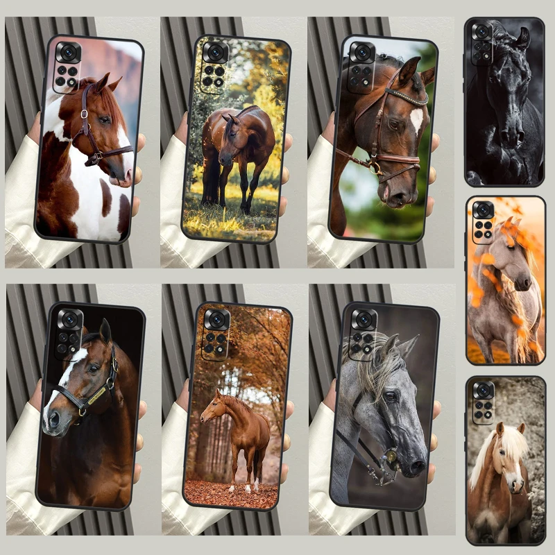 Puzdro na koni pre zvieratá pre koní pre Xiaomi Redmi Poznámka 10 Pro Poznámka 11 8 9 12 Pro 11S 10S 8T Redmi 10c 12c 9c 9t Cover