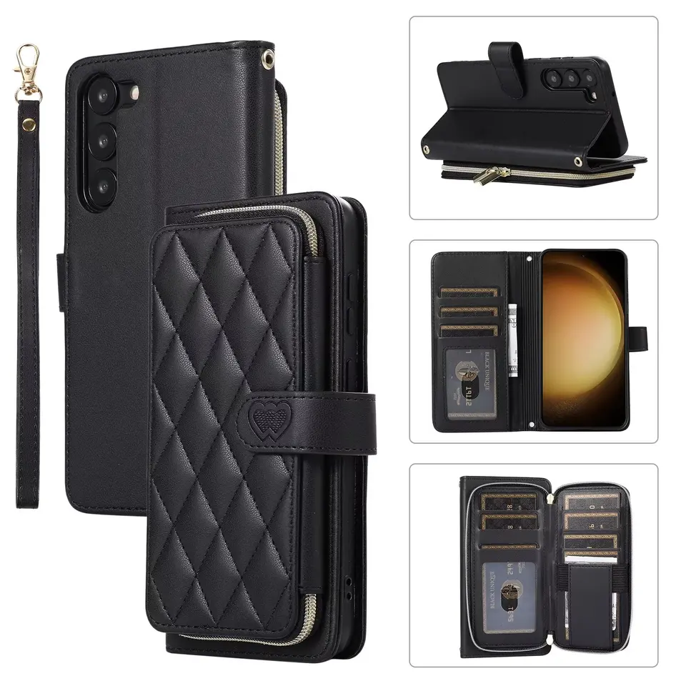 Puzdro na peňaženku Crossbody pre Samsung Galaxy A14 A34 A54 A13 A23 A33 A53 A52 A32 A22 A22 A12 S23 Karta Lanyard Card Cover Kryt kožené tašky