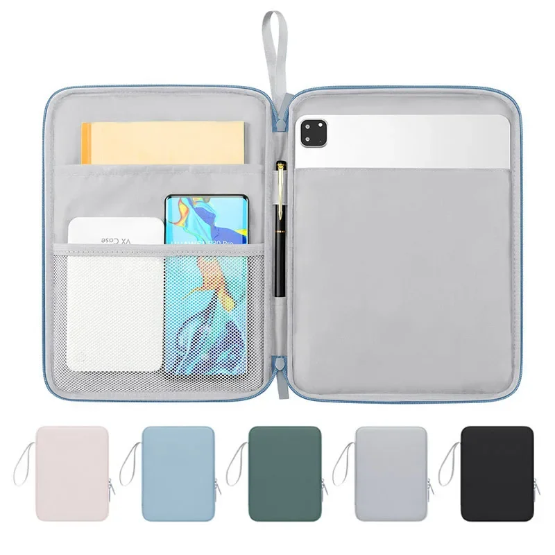 Puzdro na rukáv pre kabelku pre iPad 10. 10,9 kryt vrecka 10.2 7/8/9/9. Pro 11 12,9 Mini 6 Air pre Xiaomi Samsung Witerproof Zipper Rep