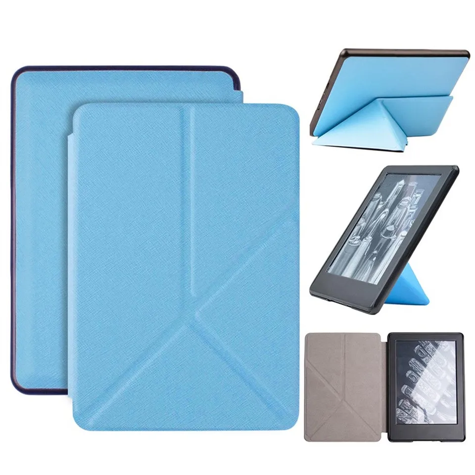 Puzdro na tablety pre Android pre študentov Slim Leath Case Smart Cover For Kindle Paperwhite 2018 spánok/prebudenie tableta estuches