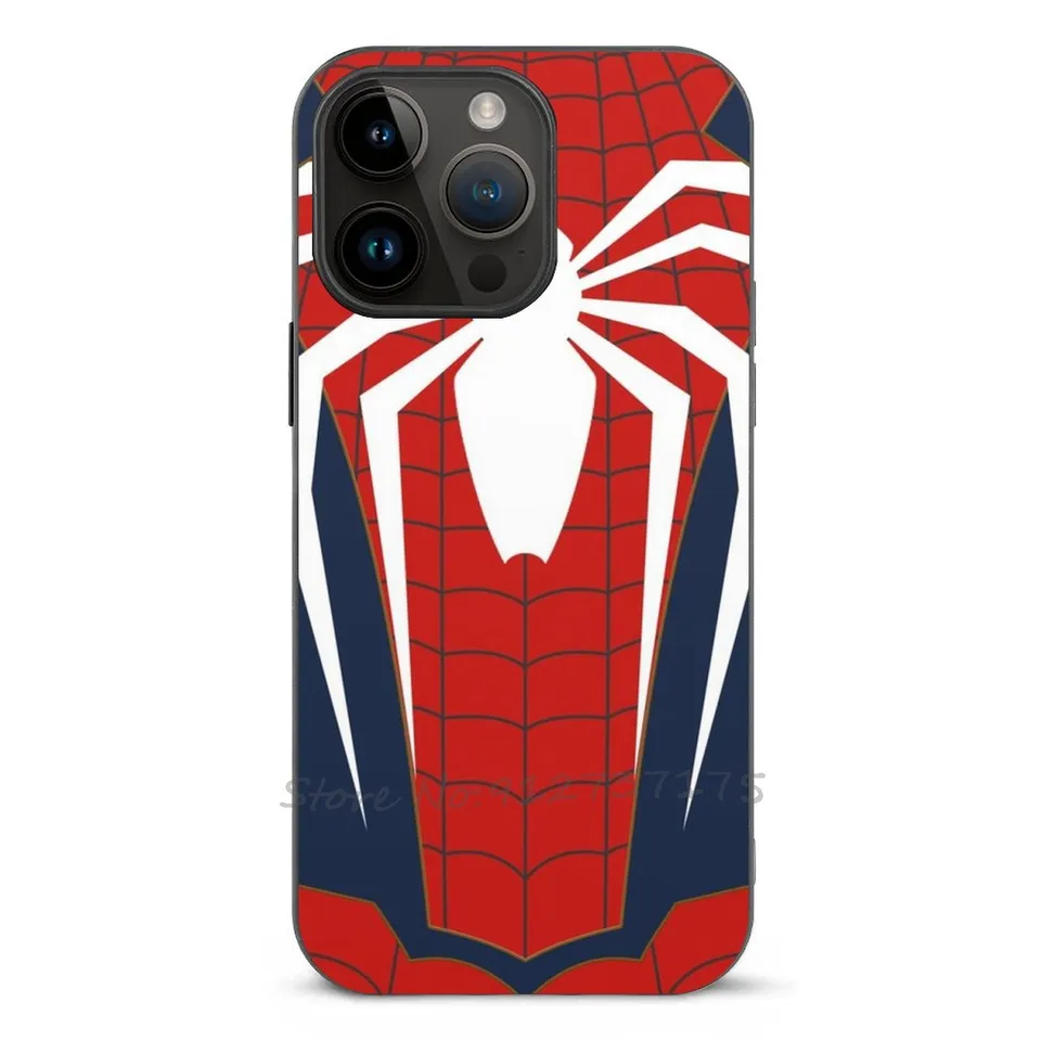 Puzdro na telefón bielych pavúkov pre iPhone 16 15 11 12 13 14 Pro Max Plus 12 13 Mini 7 8 Transparentná kreativita Cover Spidery Spidey