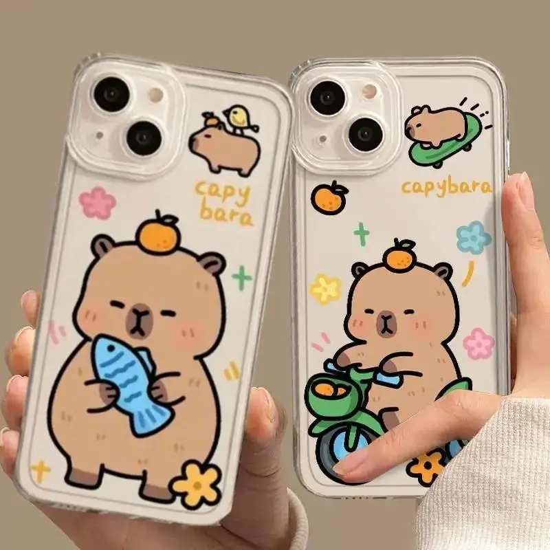 Puzdro na telefón Capybara pre Samsung Galaxy A05 A05S A53 A33 A73 A31 A51 A71 A21S A13 A23 A04 A04E A50 A50S A30 A30 A32 A32 A52 A72 A22 A20S